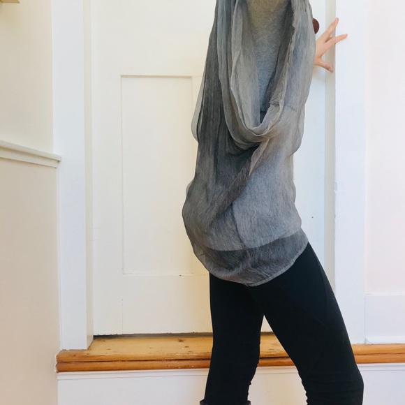 Sheer silk tunic - Picture 7 of 16